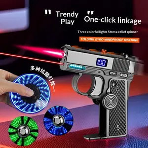 Dual-Power Rotary Spinning Lighter Gas And Electric Options Dual-Power Rotary Spinning Lighter Gas And Electric Options