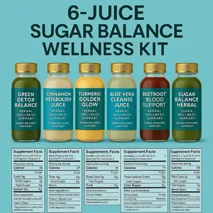 3M&N Natural Herbal Juice Edible 6-Juice Sugar Balance Wellness Kit with Green Detox Cinnamon Turmeric Aloe Herbal Products – 3M&NCompanyLLC  Sealed for safety  All sales are final  No returns or refunds  OrderVera Beetroot & Sugar Balance Beverage