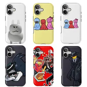 Roblox Forsaken Gubby Bunny & Friends Two-In-One Film Case - Durable, Shock-Absorbing, and Trendy Protection - for iPhone17 16, 15, 14, 13, 12 Plus, Pro, Max, and Samsung S25-22 Perfect Birthday Gift for Friends