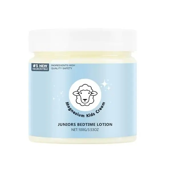 Magnesium Lotion for Kids - Magnesium Lotion for Sleep - Soothing Relief & Relaxation - Topical Magnesium Cream Helps Kids Stay Calm at Bedtime and During The Night - Without Melatonin（3.53 oz）