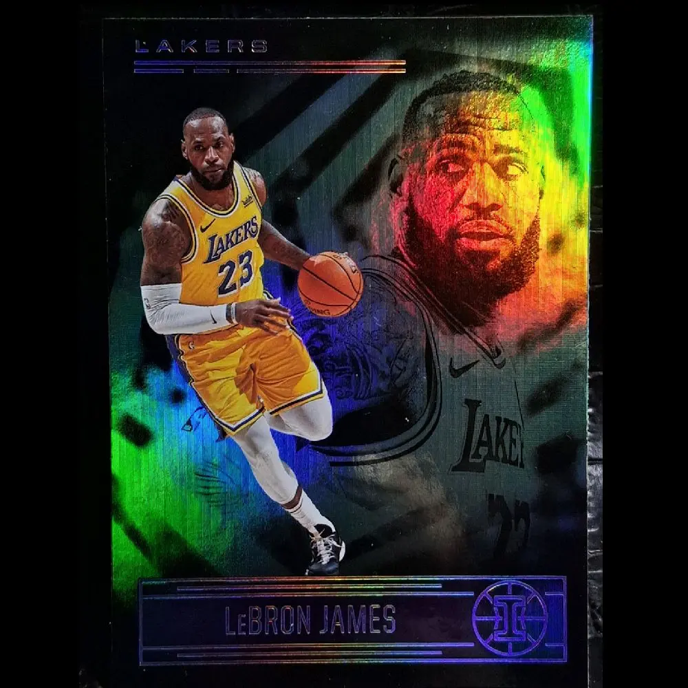 LeBron James Lakers 23 Holographic Basketball Card Collectible Sports Memorabilia