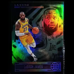 LeBron James Lakers 23 Holographic Basketball Card Collectible Sports Memorabilia