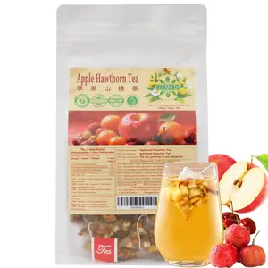 SIFANGDA Apple and Hawthorn Tea  100g(5g×20P) Natural Ingredients | Combination Fruit Blend | Individual Teabags | Suitable for Cold/Hot Brewing | Essential for Office & Home