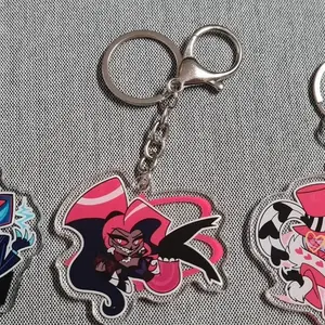Hazbin Hotel The Vees Keychains