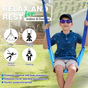 Polyester Swing for Kids & Adults, 100kg/220LB Weight Capacity, Indoor Outdoor Use, Portable Backyard Garden Swing Seat, Outdoor Play Equipment