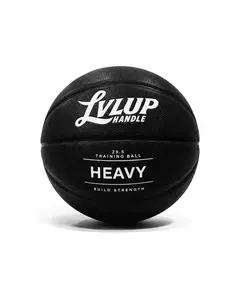 LVLUP HANDLE Heavy Basketball 3 lbs Weighted Training Ball Official Size Premium Composite Leather Game-Feel Channels for Skill Development