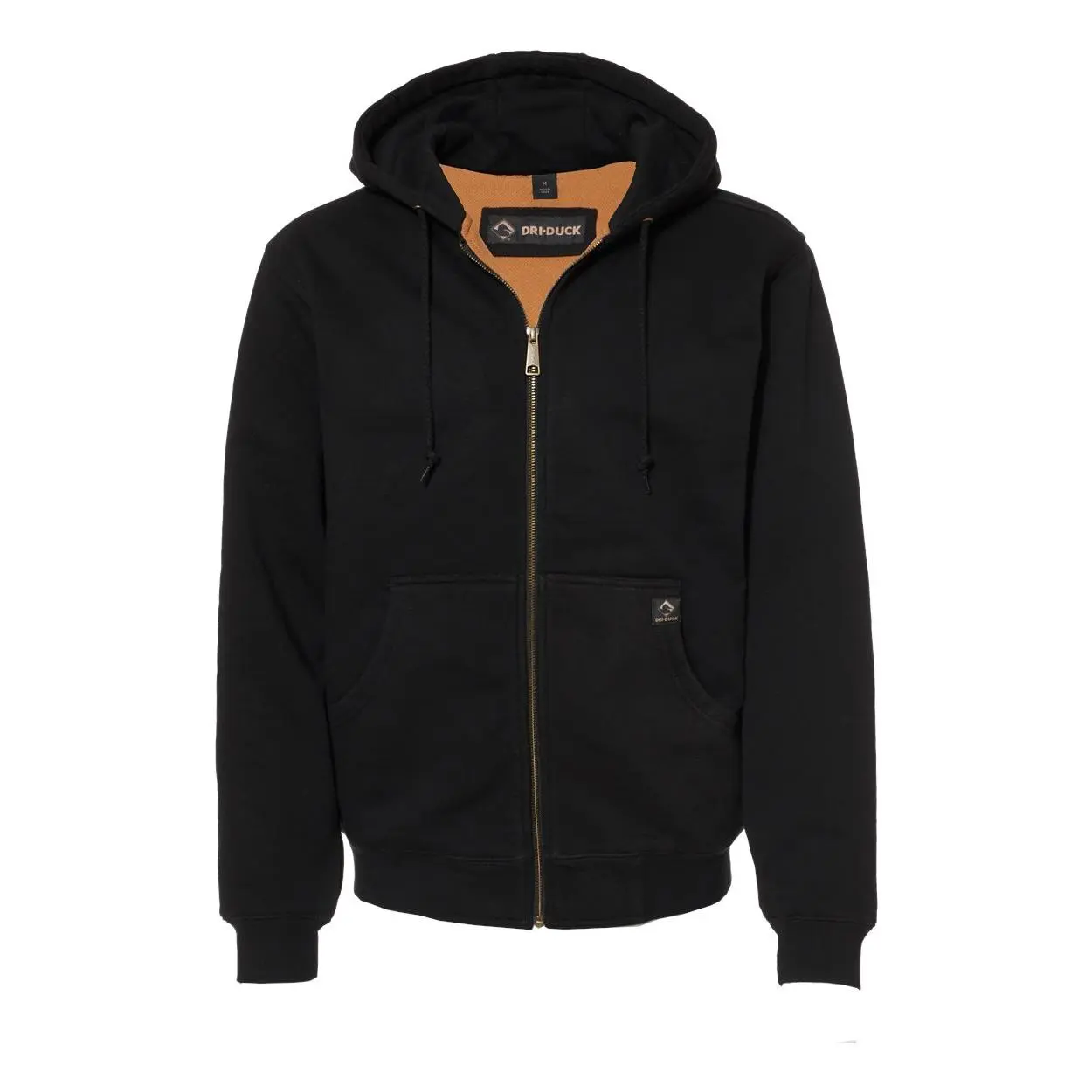 DRI DUCK Mens Crossfire Heavyweight Power Fleece Hooded Jacket with Thermal Lining