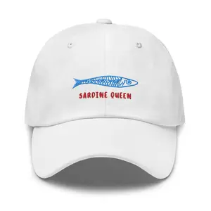 Sardine Queen Embroidered Hat | Tinned Fish | Coquette Clothing