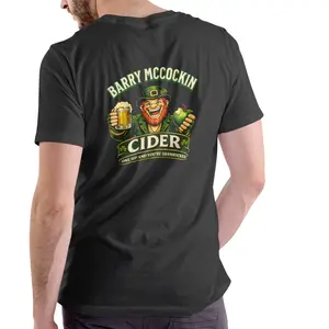 BARRY MCCOCKIN CIDER T SHIRT, UNISEX COTTON  Streetwear