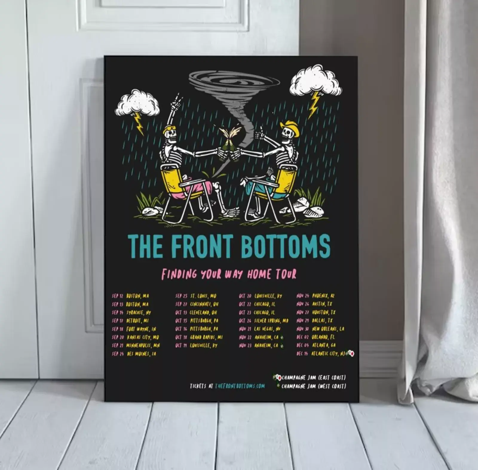 The Front Bottoms - Finding Your Way Home Tour 2024 Poster