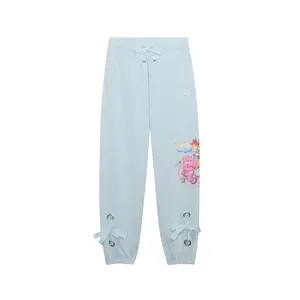 PUMA Womens Care Bears X Sesame Street Relaxed Sweatpants Casual - Blue