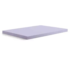 Lucid 4" Lavender and Gel Memory Foam Mattress Topper-Twin XL