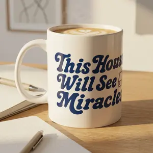 This House Will See Miracles Mug | Christian Coffee Mug | Faith Gift for Women | Scripture Mug | Religious Coffee Cup | Housewarming Gift
