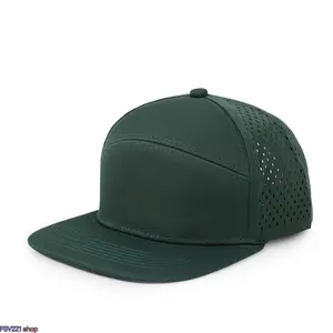 1Quick Dry Mesh Back Trucker Hat, Breathable Flat Brim Baseball Cap, Adjustable Snapback Sun Hat for Men Women Outdoor Sports  Ideal for Outdoor Activities, Running, Hiking, Streetwear, and Casual Daily Wear for Men & Women