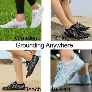 Shoes with Copper Grounded Footwear Barefoot Shoes Effectively Soft Comfortable (Shoe Bags)