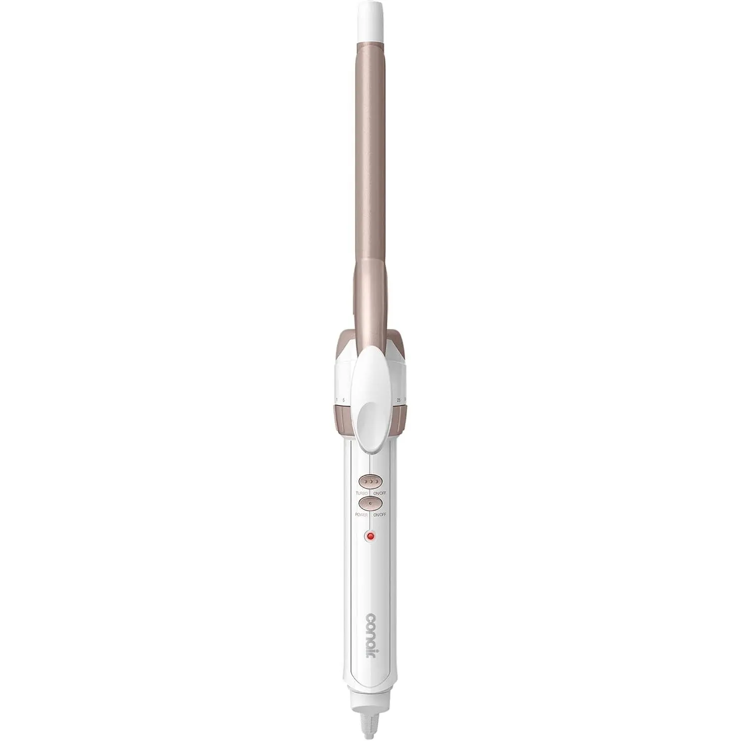 Conair Double Ceramic Curling Iron, 0.5-in for Tight Ringlets, Lightweight Hair Styler with 30 Heat Settings for Fine to Thick Hair, Auto-Off