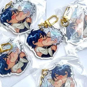 Orufrey Kiss Acrylic  Keychains, Gift for Friend