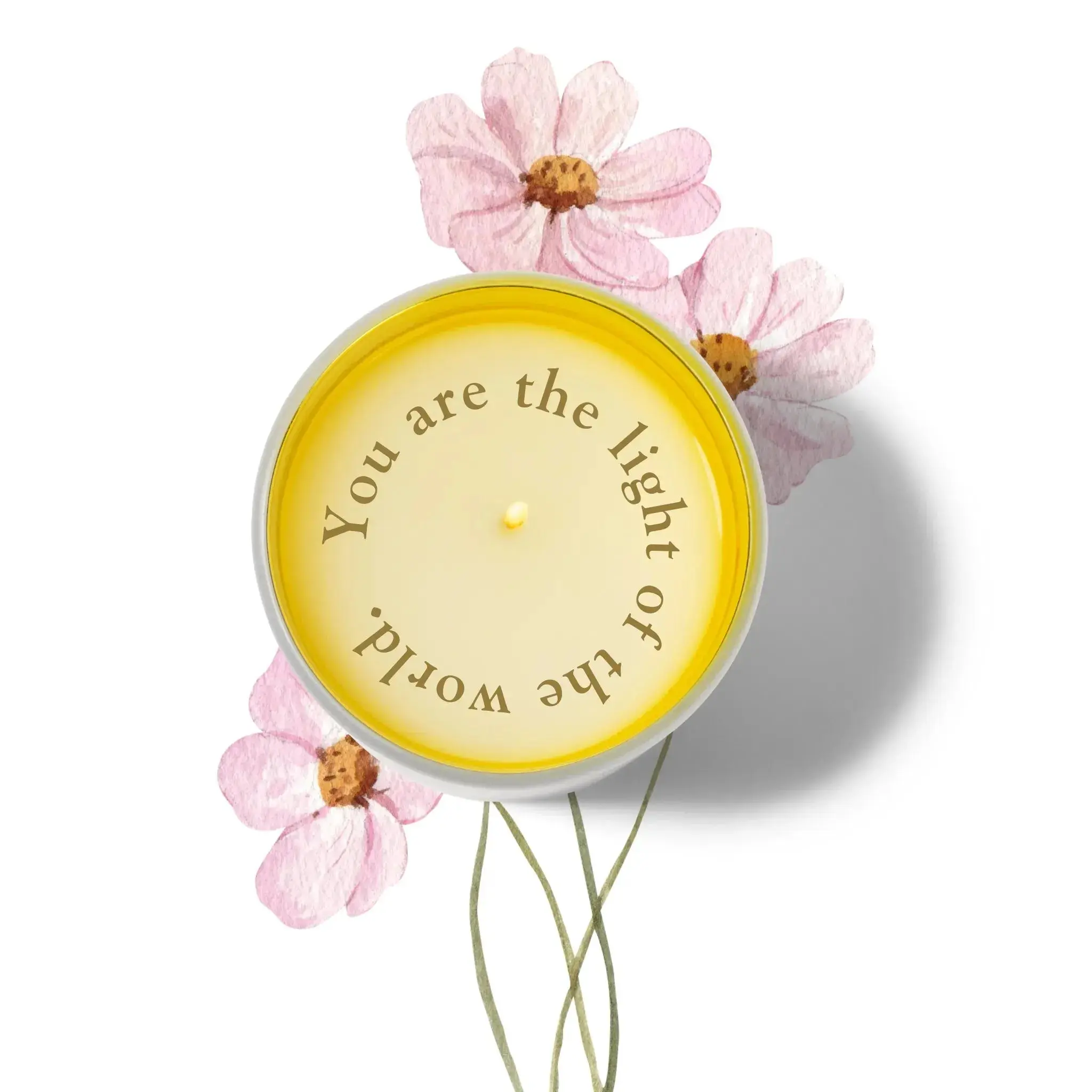 "You are the Light of the World" Matthew 5:14 Revelation Candle