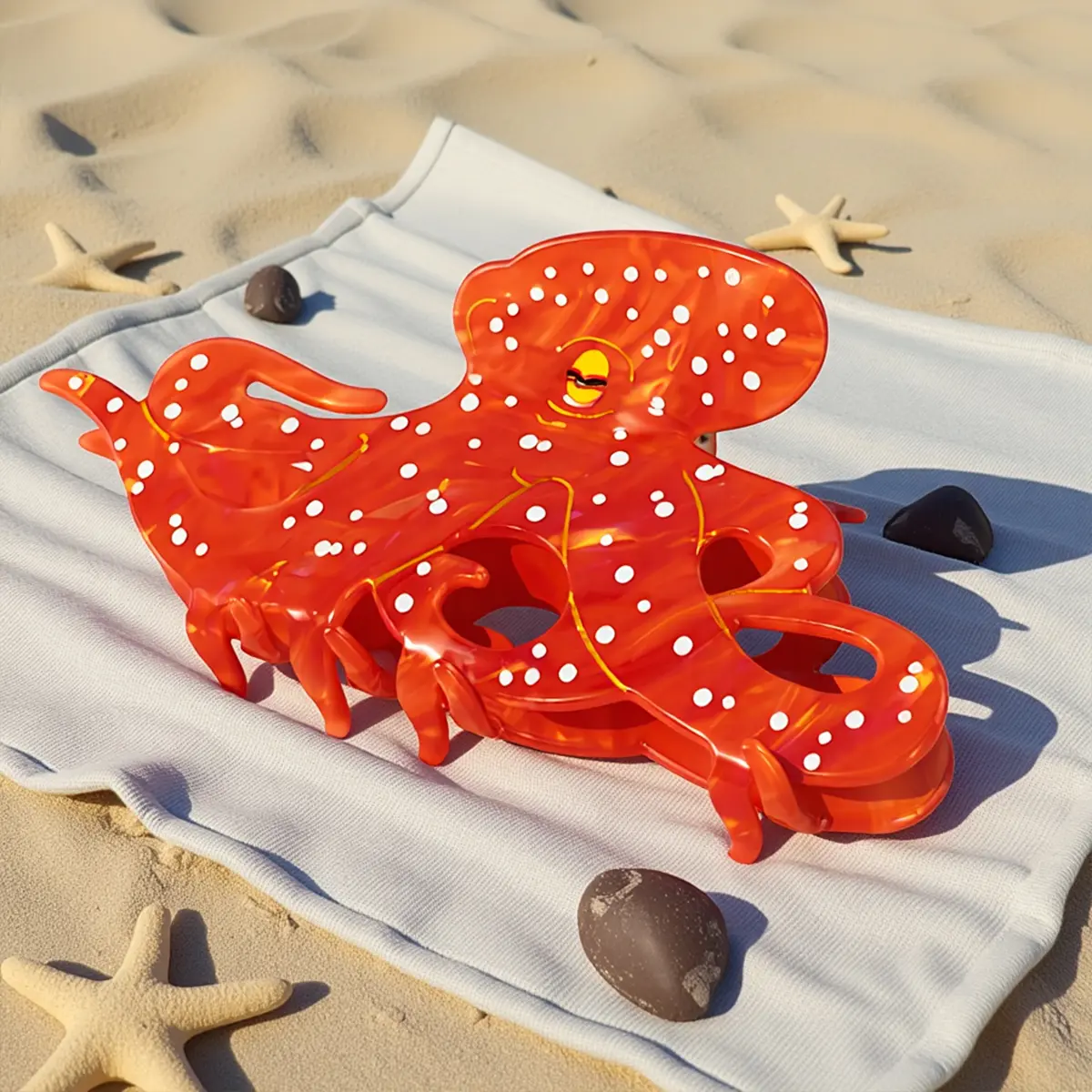 URRYKID Octopus Hair Clips Acetate Claw Clip