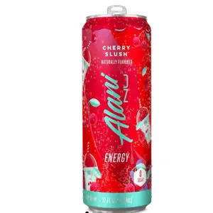 Alani Nu CHERRY SLUSH Sugar Free, Low Calorie Energy Drink, 200mg Caffeine, Biotin B Vitamins, Zero Sugar, 10 Calories, ONE 12 Fl Oz Can