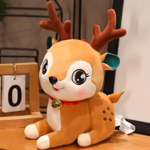 Christmas deer doll plush toy doll elk reindeer Christmas Eve Christmas gift decoration for girls
