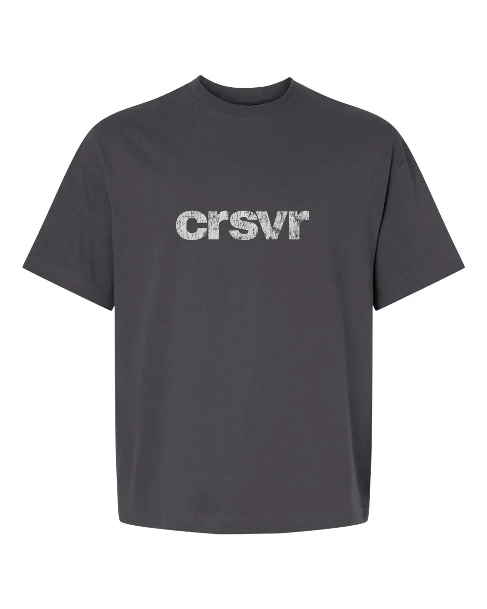 CRSVR CRACKED TEE - FADED BLACK