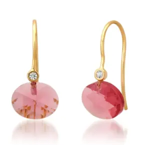 TAI- Faceted Glass Drop Earring