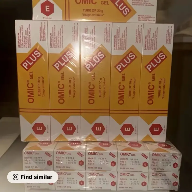 2 pcsOmic Gel Plus for Face and Body Tube of 30g Usage Exterieur Effective Skincare Solution Mitchell Bran