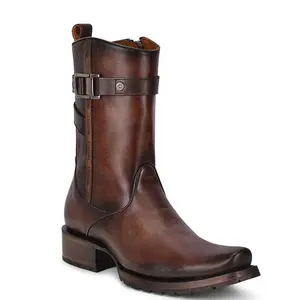 Men's Brown Urban Boots Square Toe