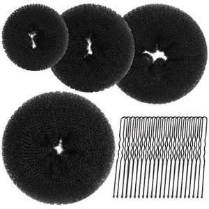 Hair Donut, Hair Bun Maker,（Extra-large, Large, Medium and Small）