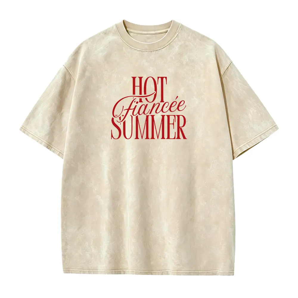 Hot Fiancée Summer Shirt, Trendy Bride Era Tee, Engagement Gift