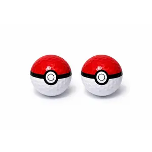 Novelty Pokemon Classic Pokeball Golf Balls Set (3) – Premium Golf Balls