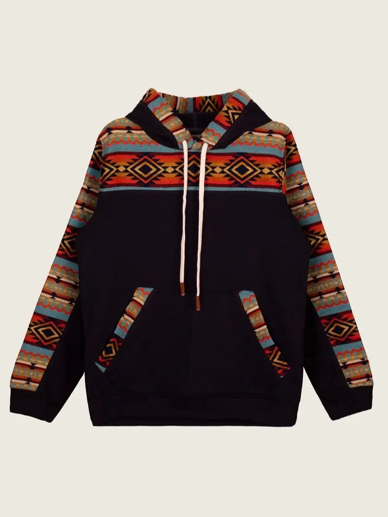 Native Southwestern Sweater - Hoodie Native American Style - Hoodie Boho - Hoodie Handmade