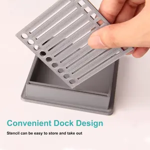 Convenient Design Storage Box, 1 Count Portable Memo Pad Storage Box, DIY Memo Pad Mold Box for Home Office School, Home Organizer