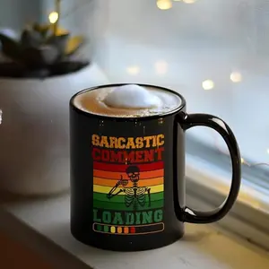 Cabtnca Funny Gifts for Men, Sarcastic Gifts, Sarcastic Comment Loading Mug, Gifts for Male Coworkers, Funny Coffee Mug, Sarcastic Mugs for Men Women, Christmas White Elephant Gifts, 11 Oz ceramic mug