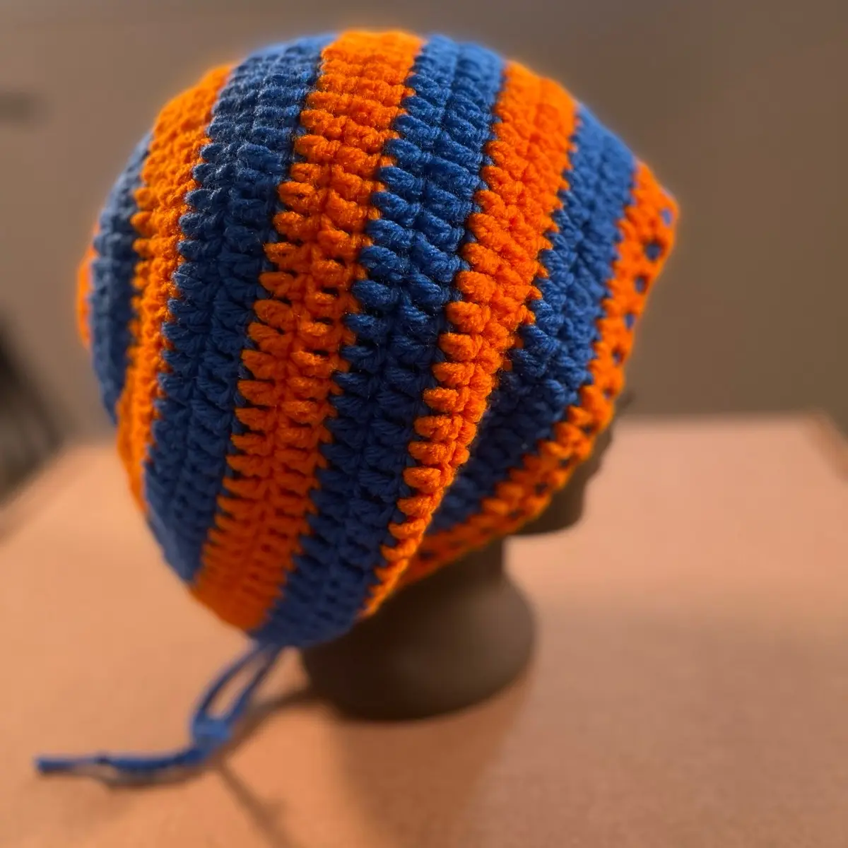 Adjustable Crochet Beanie for Gators Fan - 100% Acrylic