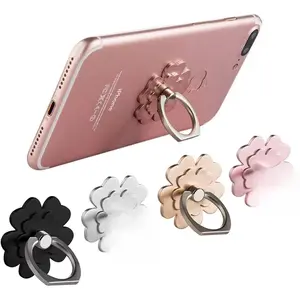Cell Phone Ring Stand Finger Ring Holder 360 Rotation Phone Holder Ring Grip Compatible with Apple iPhone Samsung and Other Smart Phones or Phone Case 4-Pack
