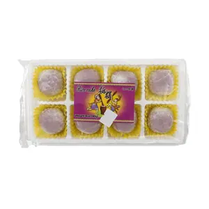 HAOHAN Taro Mochi 240g - Authentic Taiwanese Sweet Sticky Rice Cakes, Soft & Chewy Dessert Snacks