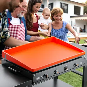 36" Silicone Baking Mat for Blackstone Grill, Blackstone 36" Silicone Baking Mat Cover, 36" Blackstone Baking Pan Accessories, Protect Baking Pans from Chips and Rust [2025 Upgraded Version]