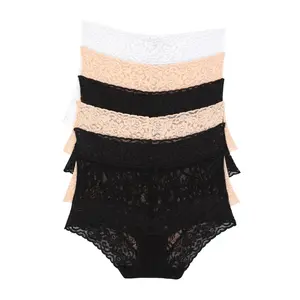 Signature Stretchy Lace Hi-Waisted Boyleg 5-Pack
