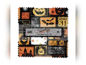 Hip Hip Halloween | 10" Square Pack by Patrick Lose for Northcott Fabrics | 42 pcs