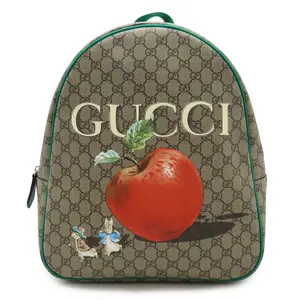 Pre-owned GUCCI Plastic Tote Bags GG Supreme Coated Canvas Backpack
