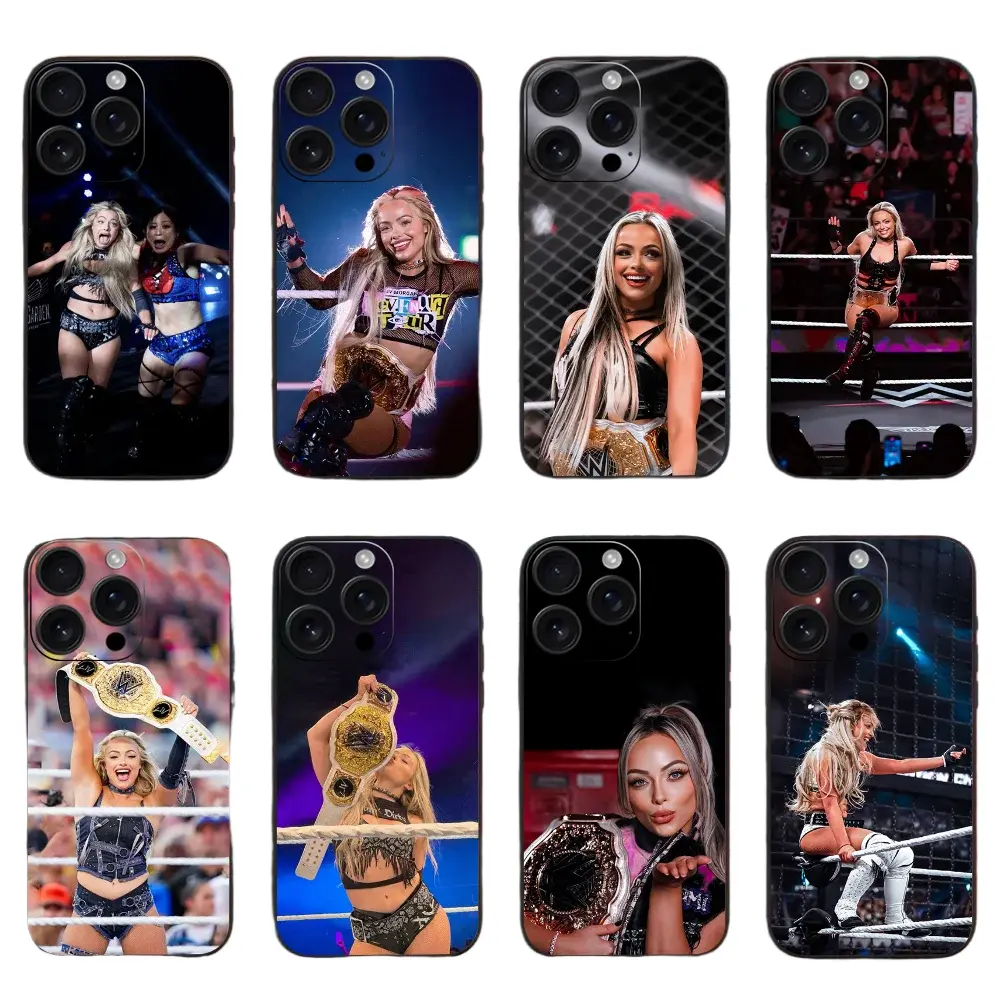 Wrestler L-Liv Morgan Phone Cases For iPhone 17 Promax 16 15 14 13 12 11 Pro Max Plus Air Soft Black TPU Shockproof Protective Cover