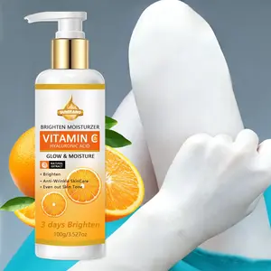 Vitamin C Moisturizing Cream with Niacinamide, Anti-Wrinkle Skincare, Brightening & Nourishing, Hydrates Face & Body, All Light Skin Types, 100g, Moisturizer