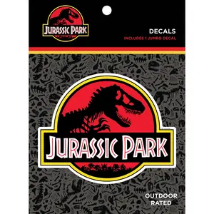 Jurassic Park Official Large Logo Decal 6.7" Waterproof Vinyl Sticker for Car Truck Laptop Jurassic World Stickers