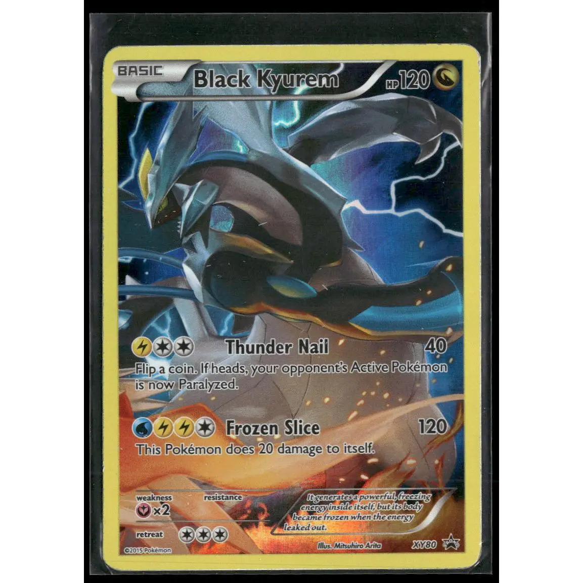 XY Promos Black Kyurem #XY80 Damaged