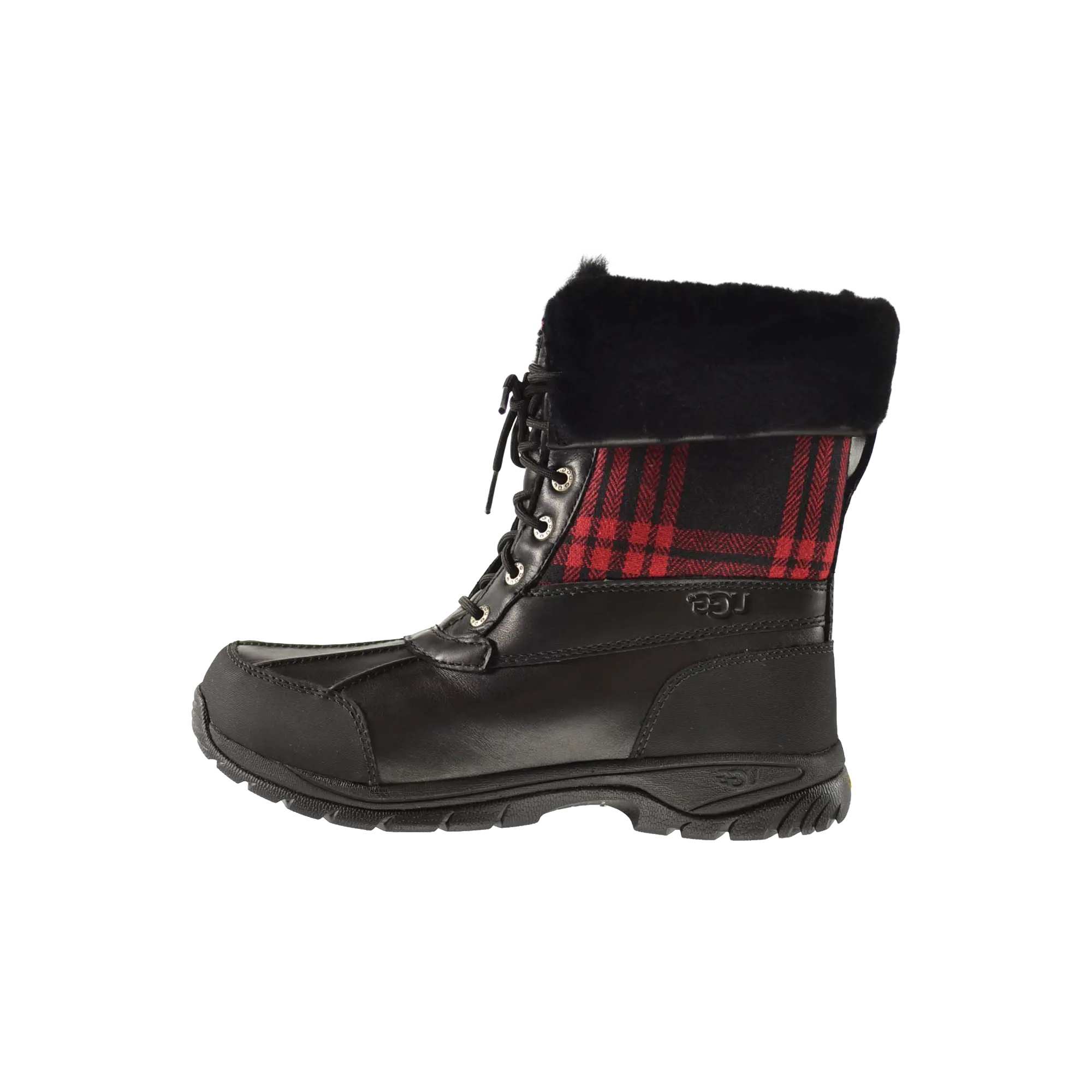 Butte Plaid Boots "Black / Red" 3251
