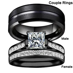 Popular New Synthetic Ring — Matching Couples’ Set (Rings & Bracelets)