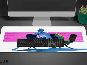 [SALE UP TO 45%] Lucy Cyberpunk Desk Mat_ Large Gaming Mousepad, Non-slip Rubber Base, lucy Mouse Pad _ Cyberpunk Edgerunners -