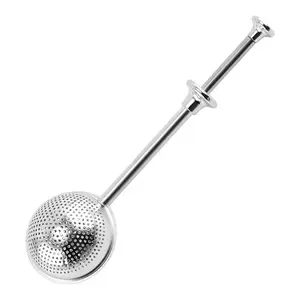 304 Stainless Steel Baking Flour Sprinkler, One-Handed Operation, Powder Sugar Sprinkler, Portable Flour Sieve, Fine Mesh Sprinkler, Suitable for Baking, Pastries, Cakes, Desserts, and Kitchen Cooking